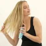 step 2 Application du thermoprotecteur sur cheveux humides avant chaleur