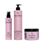 Trio Figue de Barbarie B-Otox – Shampoing, Leave-In & Soin Capillaire | RoseBaie Maroc