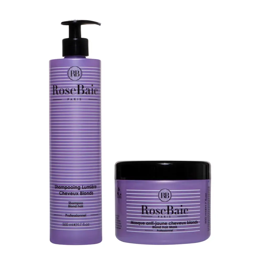 blonde-gamme-duo Duo Blond et Blancs RoseBaie soin cheveux blonds et blancs
