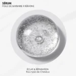 Texture du sérum Cristal Kératine Figue de Barbarie légère non grasse