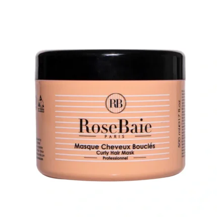 Masque cheveux bouclés à l’huile d’avocat RoseBaie soin hydratant