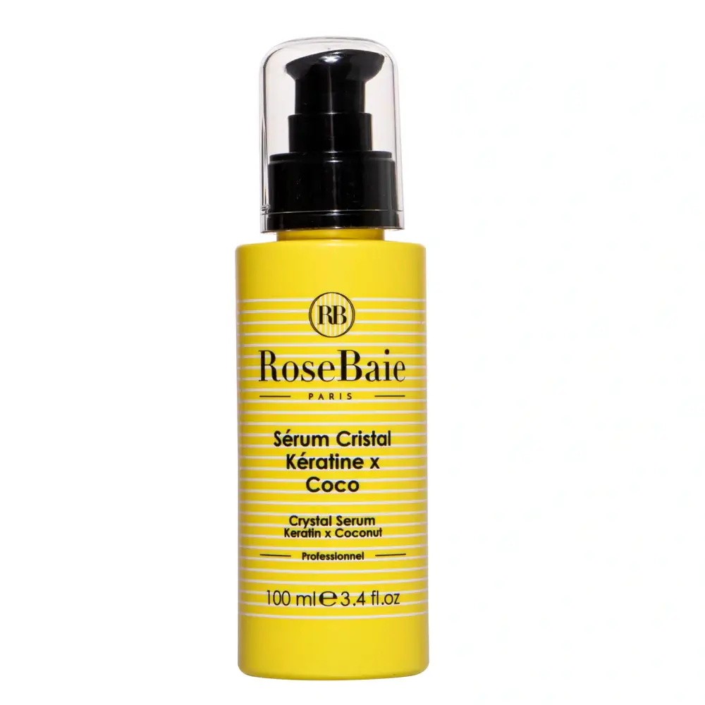 Sérum Cristal Kératine x Coco RoseBaie fortifiant et hydratant cheveux Sérum Cristal Kératine x Coco RoseBaie fortifiant et hydratant cheveux