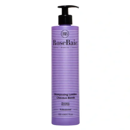 Shampoing spécial Cheveux Blonds et Blancs RoseBaie neutralise reflets jaunes
