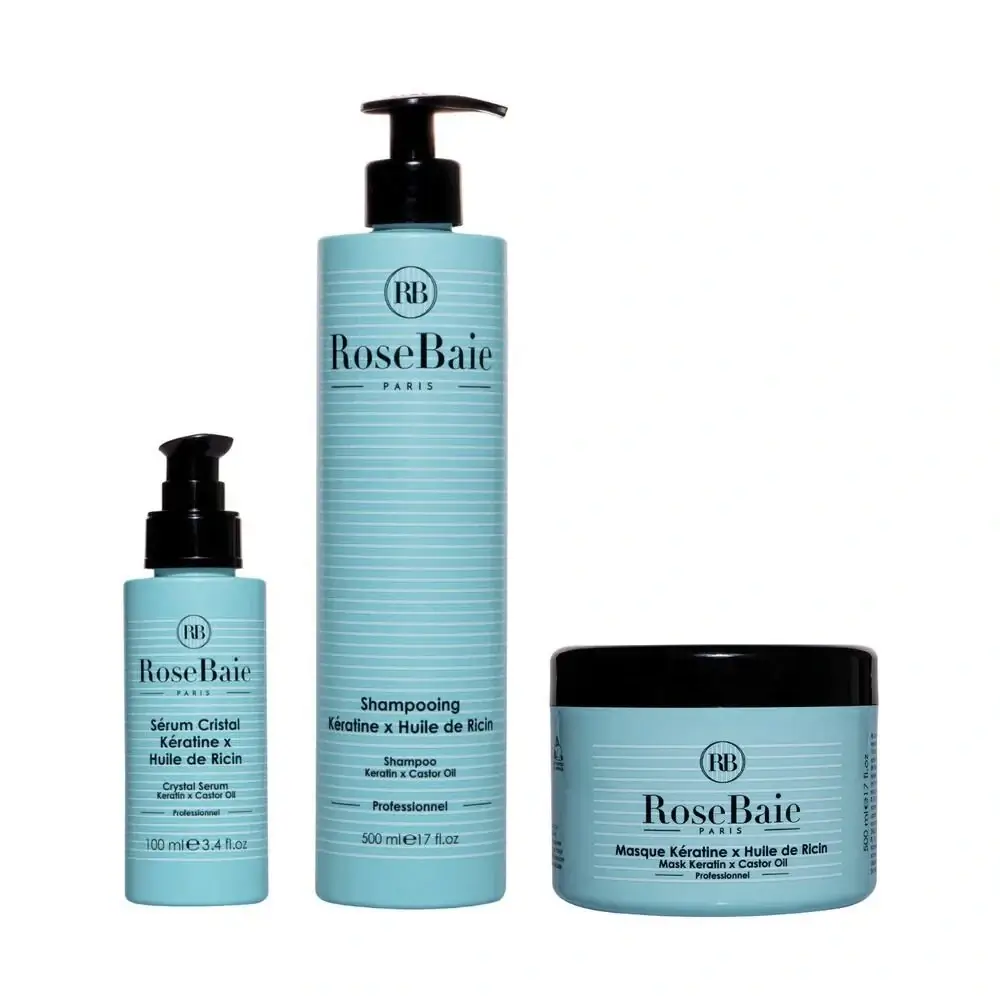 alt Trio Huile de Ricin RoseBaie - shampoing masque sérum fortifiant cheveux alt Trio Huile de Ricin RoseBaie - shampoing masque sérum fortifiant cheveux