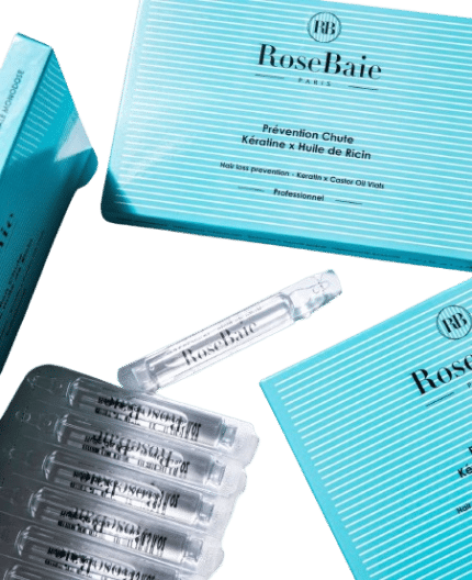 rosebaieparis Prévzntion chute kératine x huile de ricin empoule3