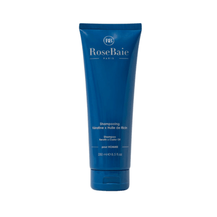 rosebaieparis Shampooing kératine x huile de ricin homme