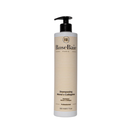 Shampooing Monoï x Collagène RoseBaie pour cheveux secs et abîmés