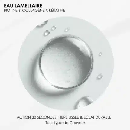 Eau Lamellaire Biotine et Collagène pour cheveux fragiles RoseBaie